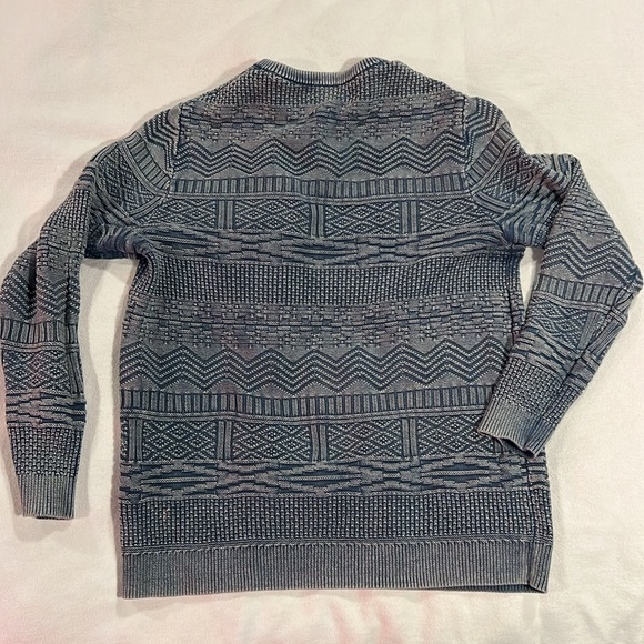 Gently Used Pendleton Blue Henley Sweater - Size Large - Picture 6 of 6